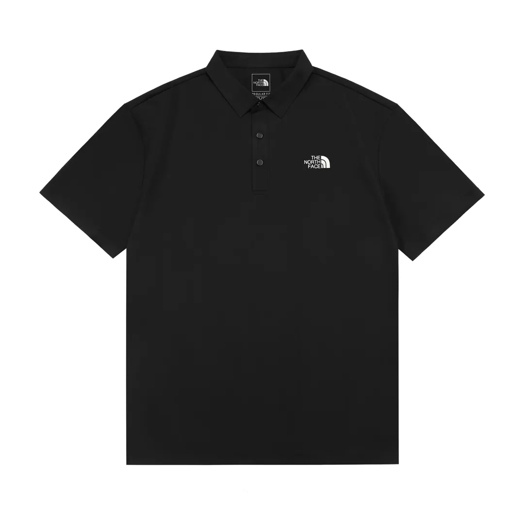 THE NORTH FACE 2025New Arrival logo Breathable Same Style polo · · · ：Black Size：M-XXXL